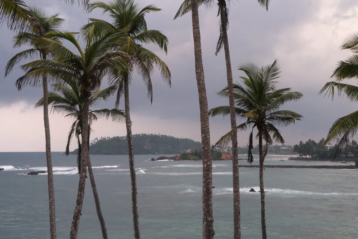 Coconut Tree Hill above Mirissa's crescent bay