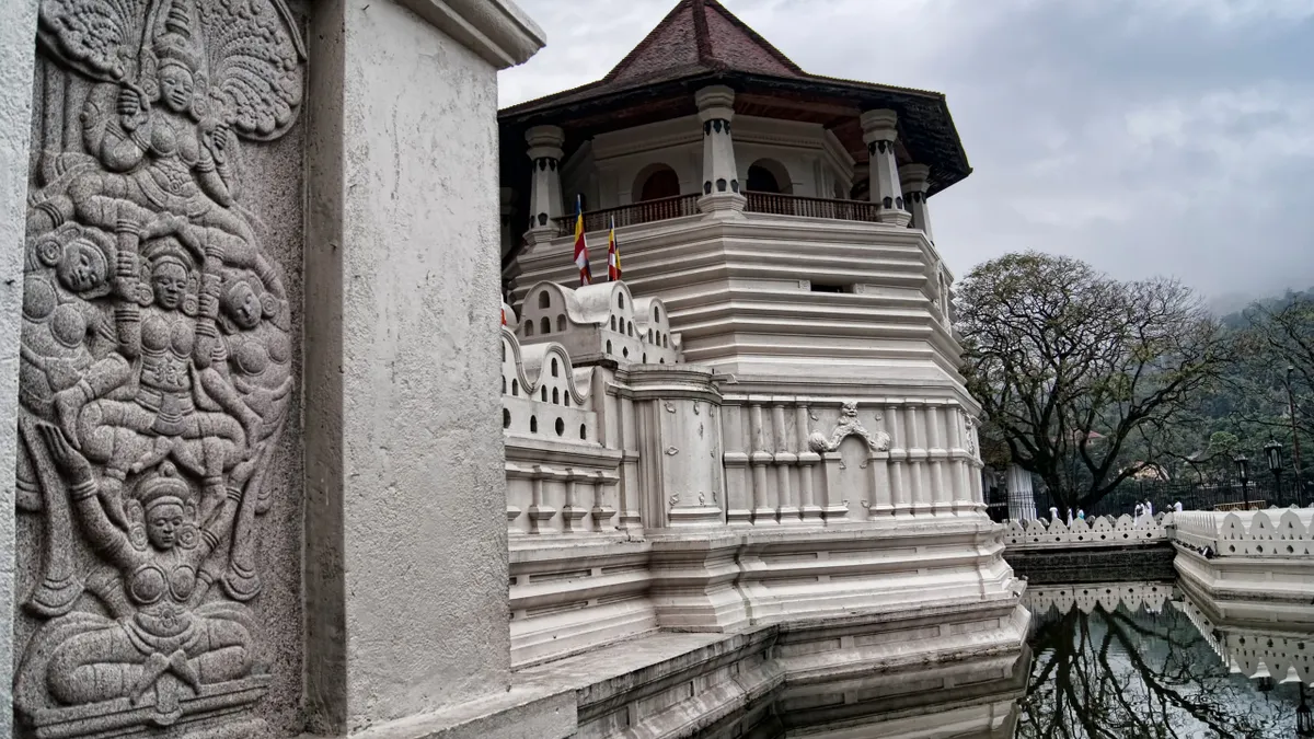 The Temple of the Sacred Tooth Relic (Sri Dalada Maligawa) in Kandy